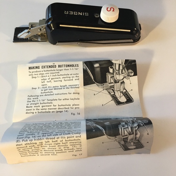 Vintage Singer Buttonholer No. 160506 - Picture 3 of 16